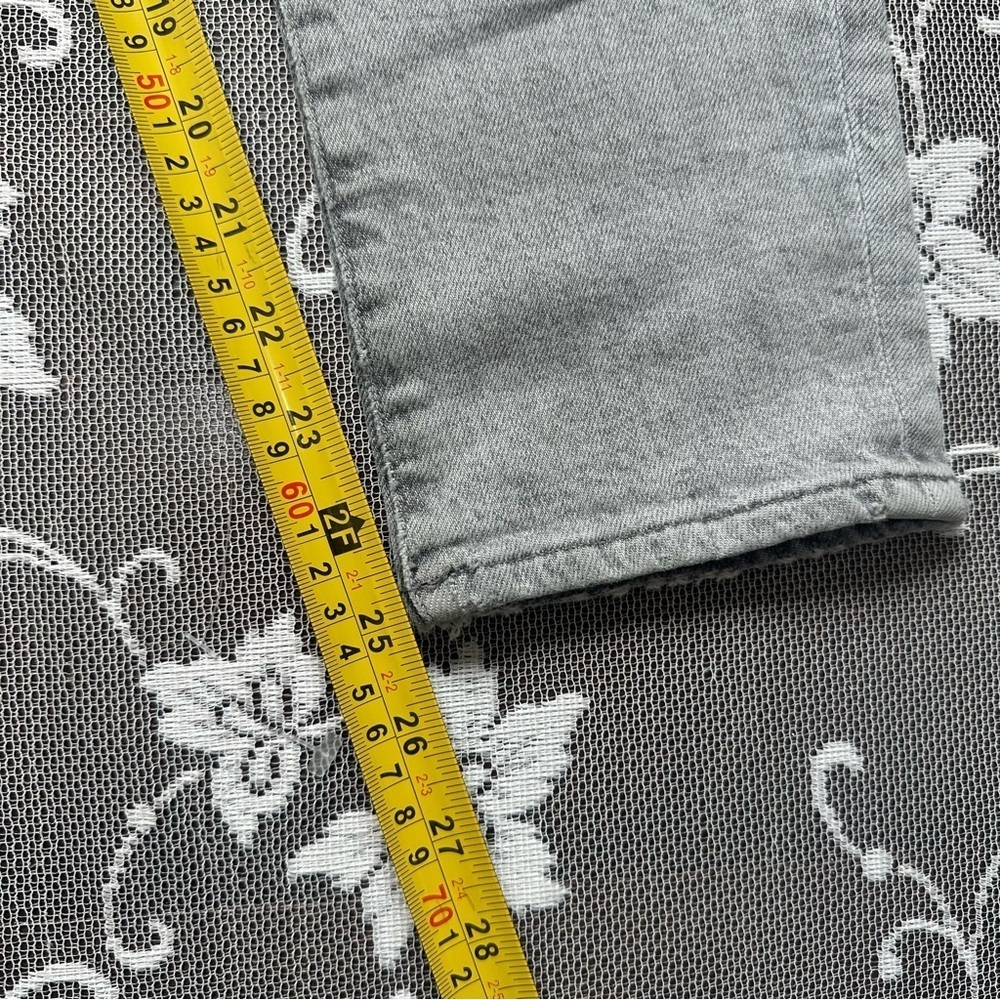 AGOLDE  TONI Mid Rise Straight Slim Ankle Jeans Gray size 26 - Picture 12 of 16